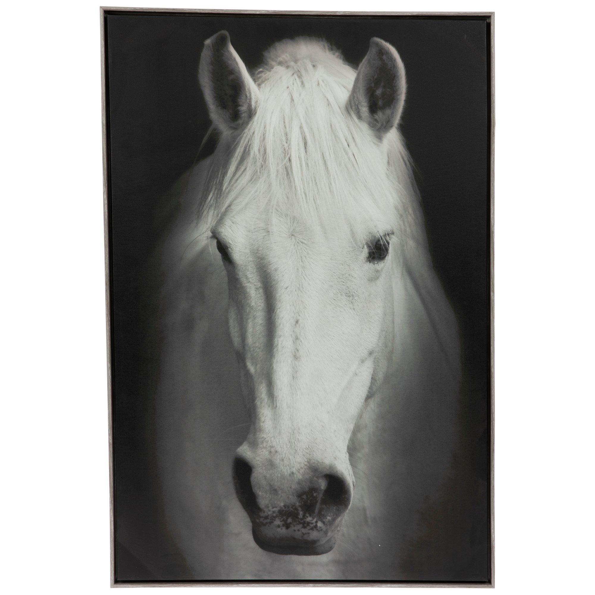 Black & White Horse Canvas Wall Decor | Hobby Lobby | 2281574