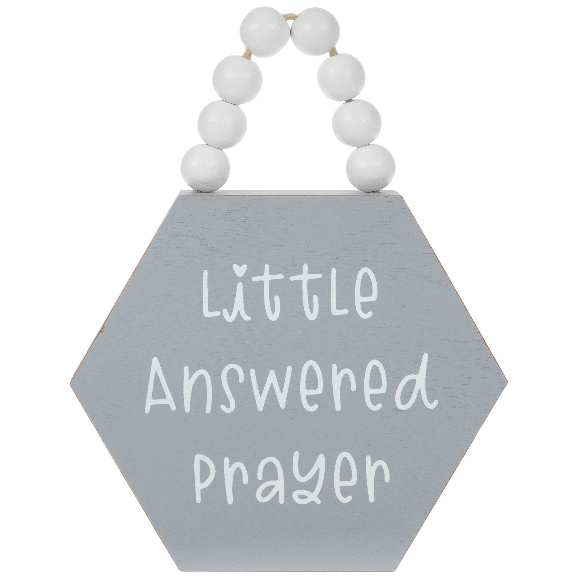 Little Answered Prayer Beaded Wood Wall Decor Hobby Lobby 2281889