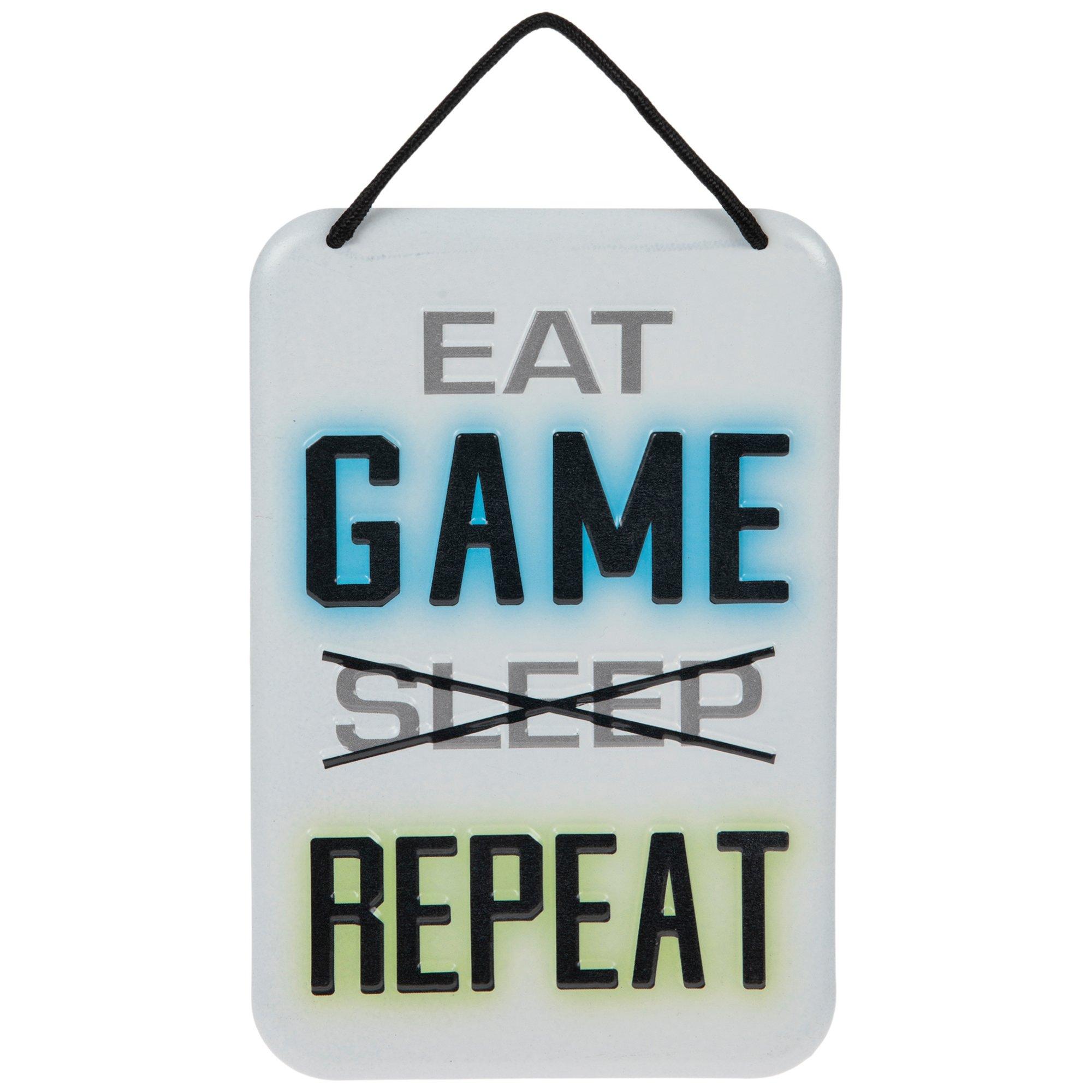 Eat Game Repeat Hanging Wall Decor Hobby Lobby 2281970