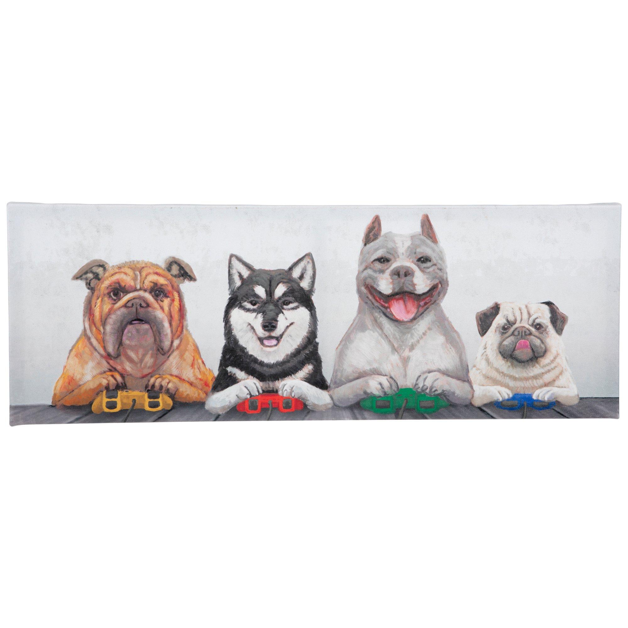 Gaming Dogs Canvas Wall Decor | Hobby Lobby | 2281996