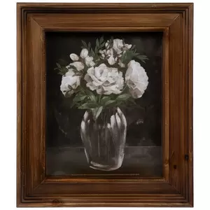 Black Floral Tapestry Wood Wall Decor, Hobby Lobby
