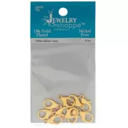 18K Gold Plated Lobster Clasps - 14mm