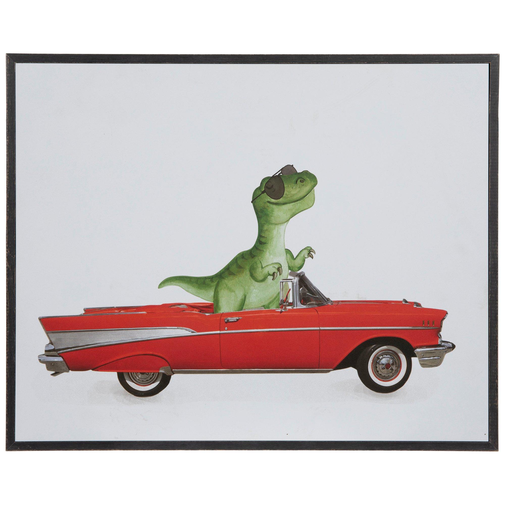 Dinosaur Driving Wood Wall Decor Hobby Lobby 2283430