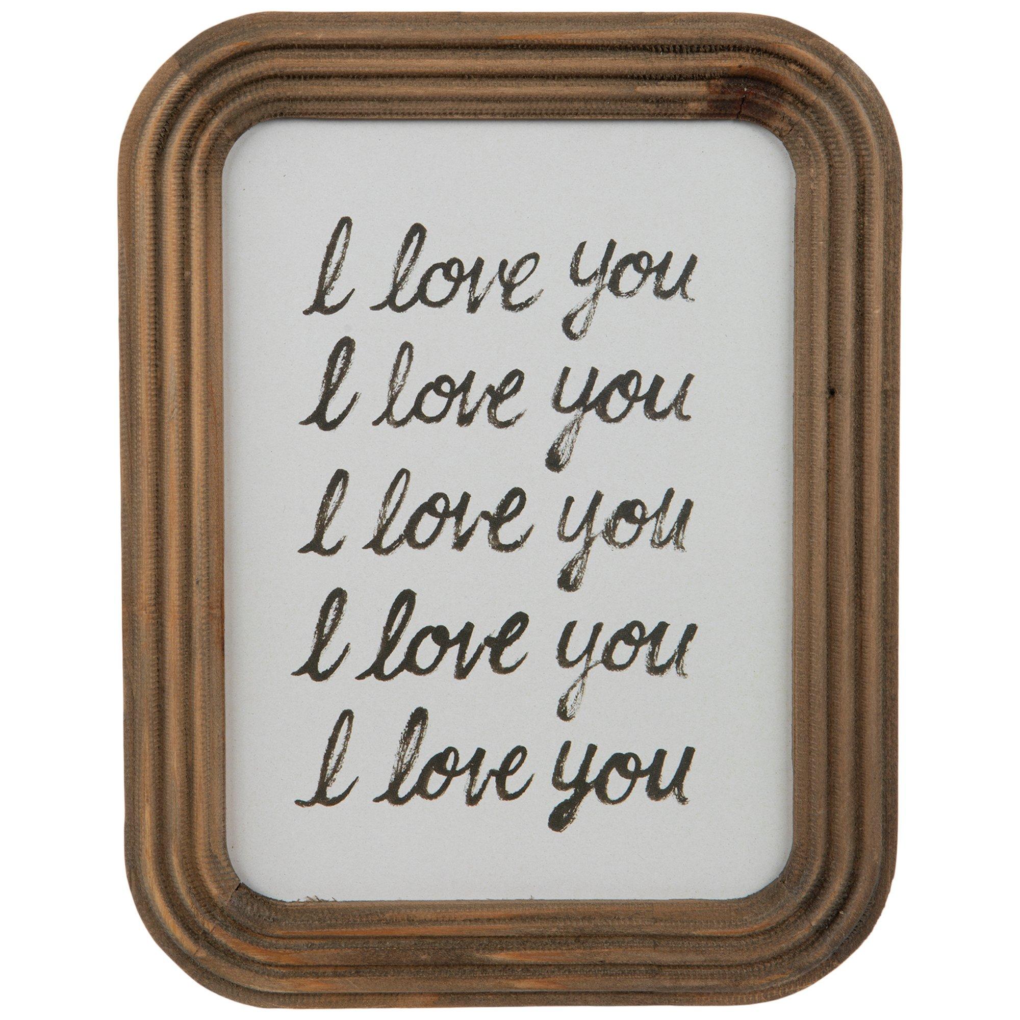I Love You Framed Wall Art Hobby Lobby 2284164