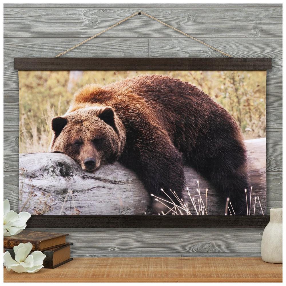 Sleeping Bear Tapestry Canvas Wall Decor | Hobby Lobby | 2284388