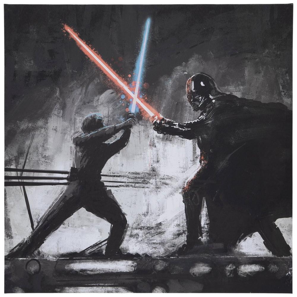 Star Wars Lightsaber Battle Canvas Wall Decor Hobby Lobby 2284776