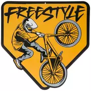 Freestyle Metal Wall Sign