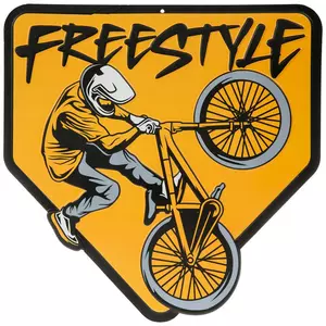 Freestyle Metal Wall Sign