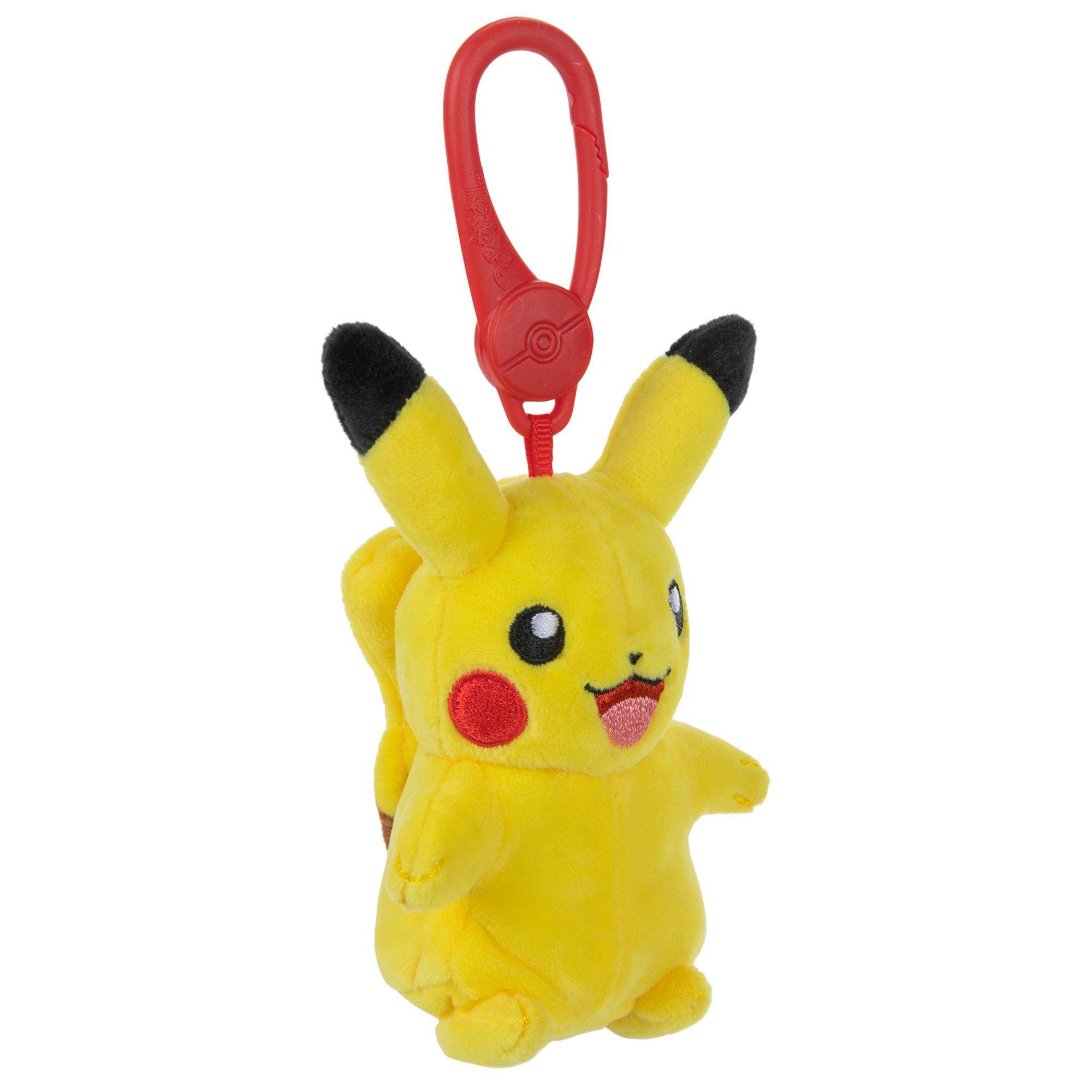 Pokemon 3.5 inch Clip-On Plush Backpack Pal Pikachu