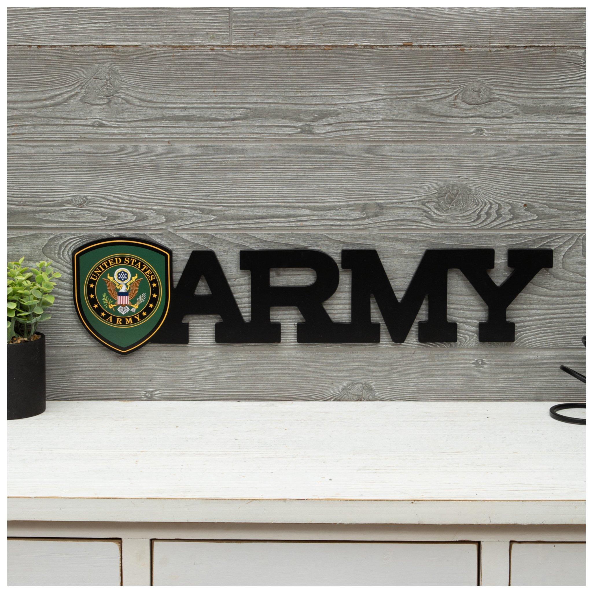 アメリカ合衆国 ARMY 陸軍 壁掛け インテリア 木製 彫刻 2285336-81138249-11102025-IMGSET