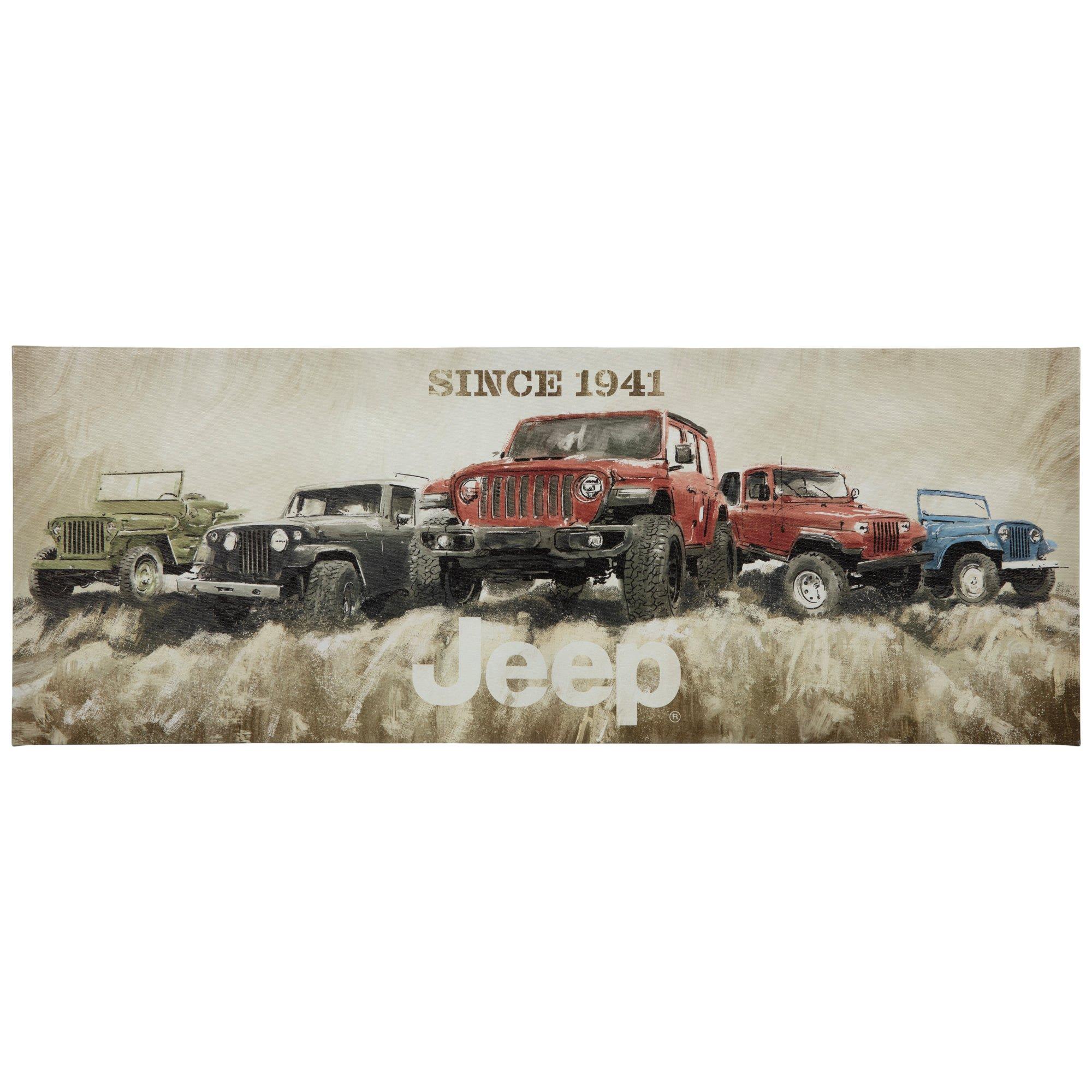 Jeep Lineup Canvas Wall Decor Hobby Lobby 2285385