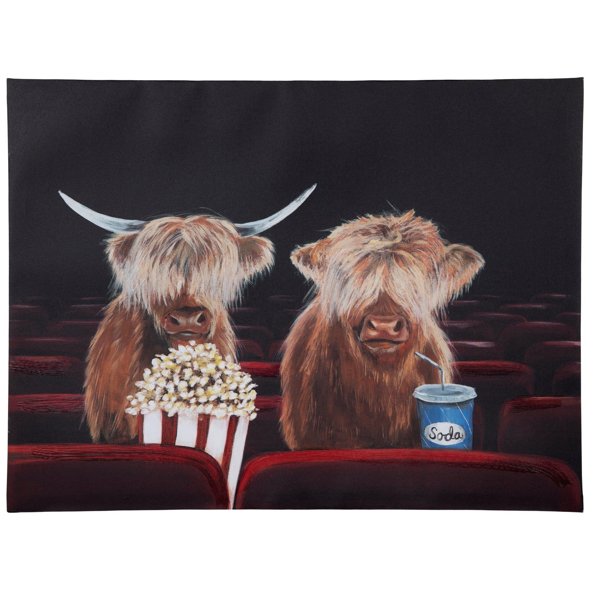 Highland Cows Cinema Canvas Wall Decor Hobby Lobby 2285393
