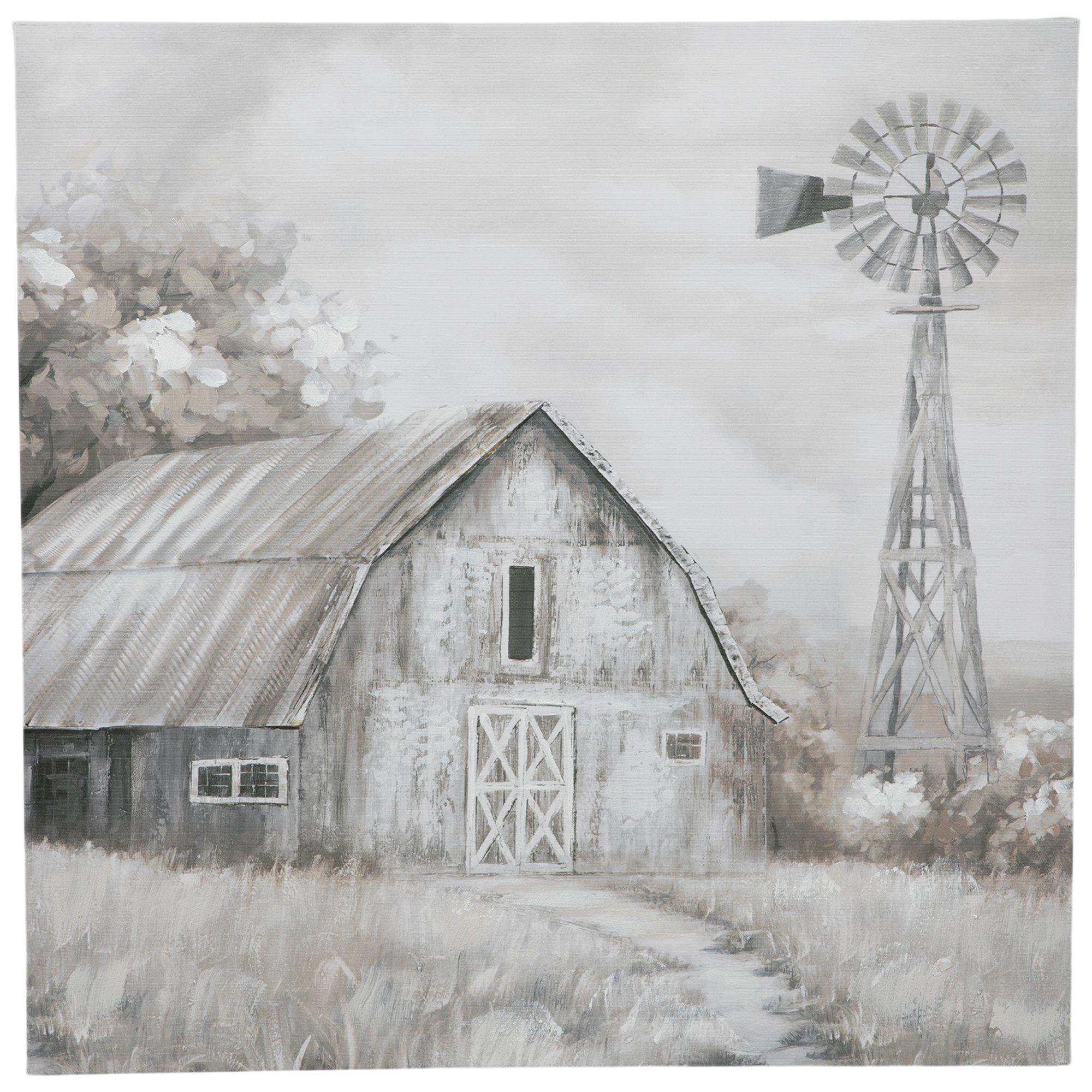 Barn & Windmill Canvas Decor Hobby Lobby 2285401