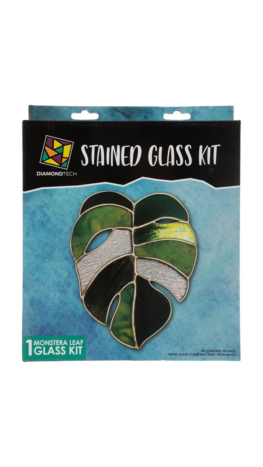 Monstera Leaf Stained Glass Craft Kit | Hobby Lobby | 2285948