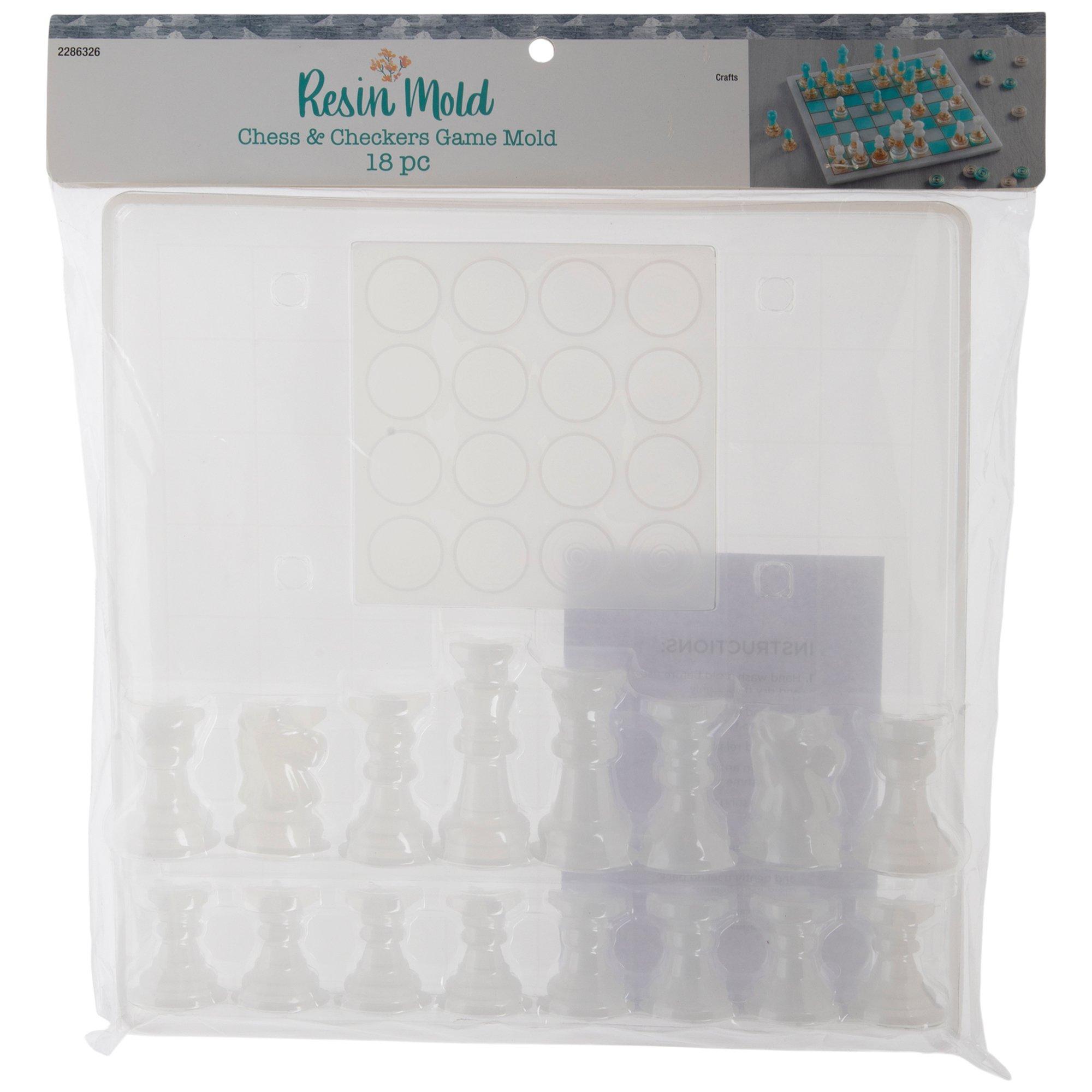 Chess & Checkers Silicone Mold Hobby Lobby 2286326