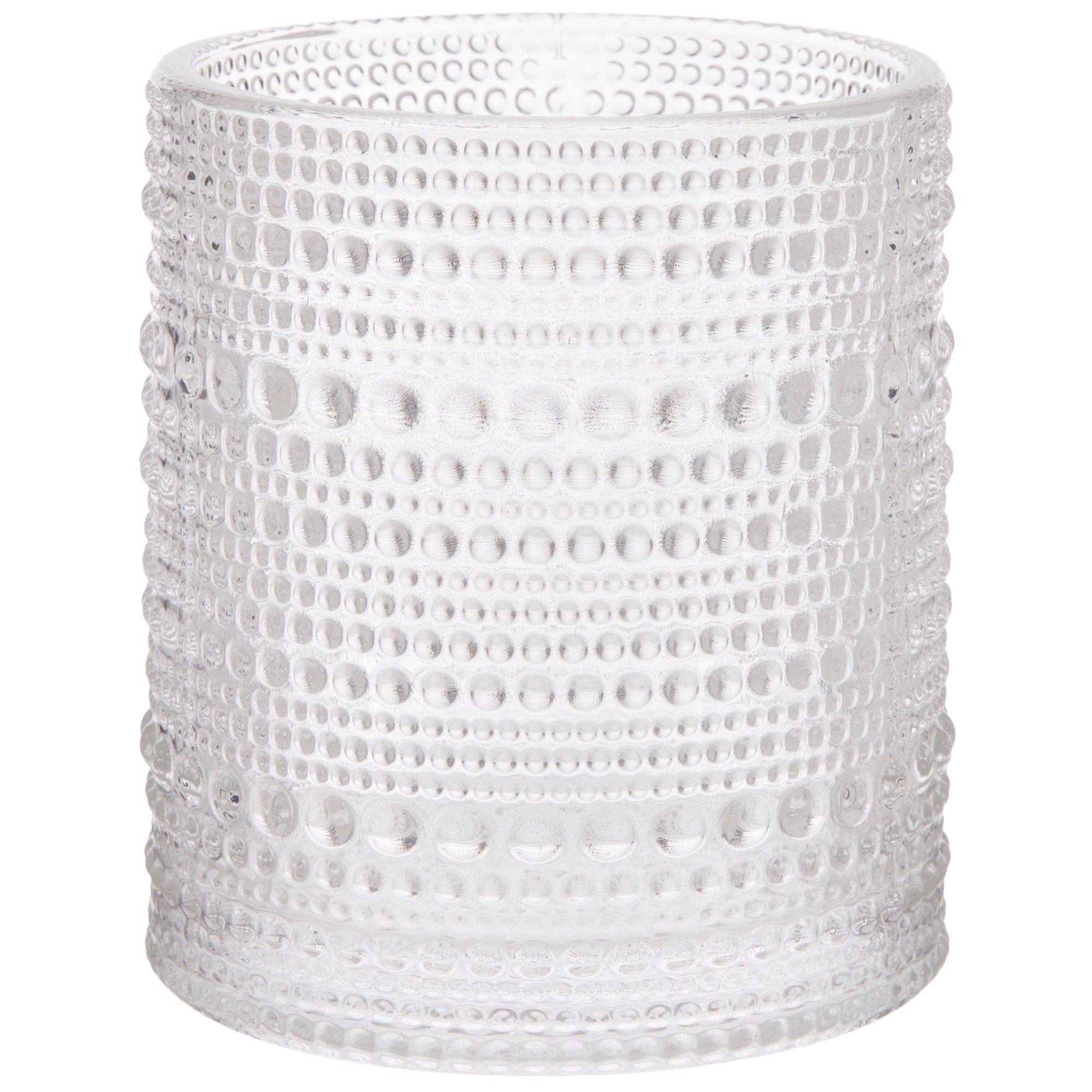 Beaded Glass Votive Candle Holder