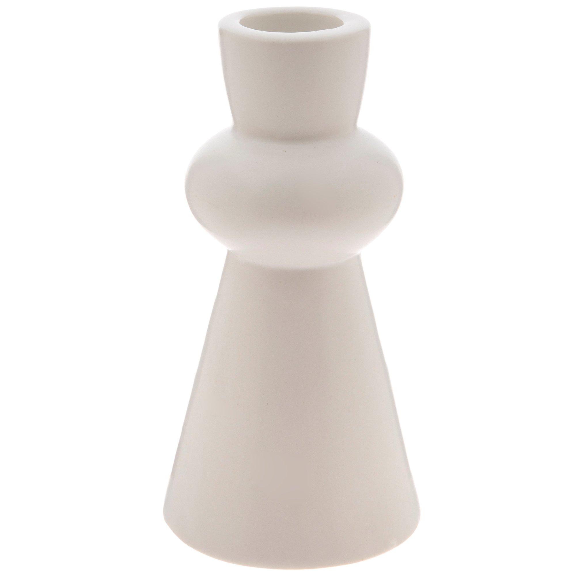 White Modern Candle Holder Hobby Lobby 2286425