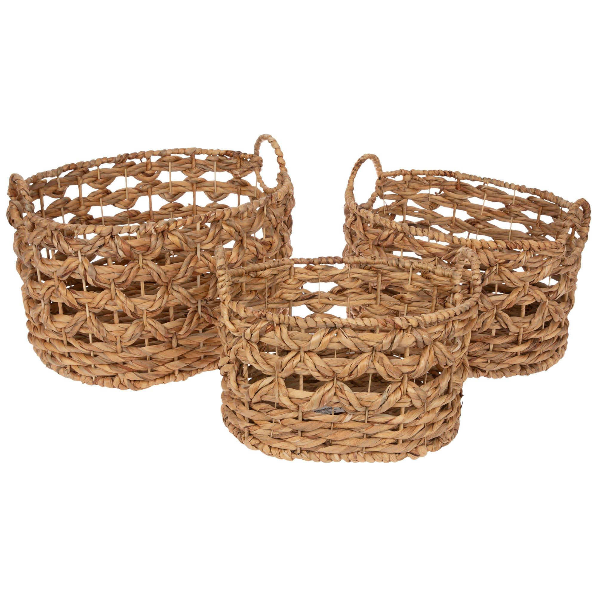 Woven Water Hyacinth Basket Set Hobby Lobby 2286722