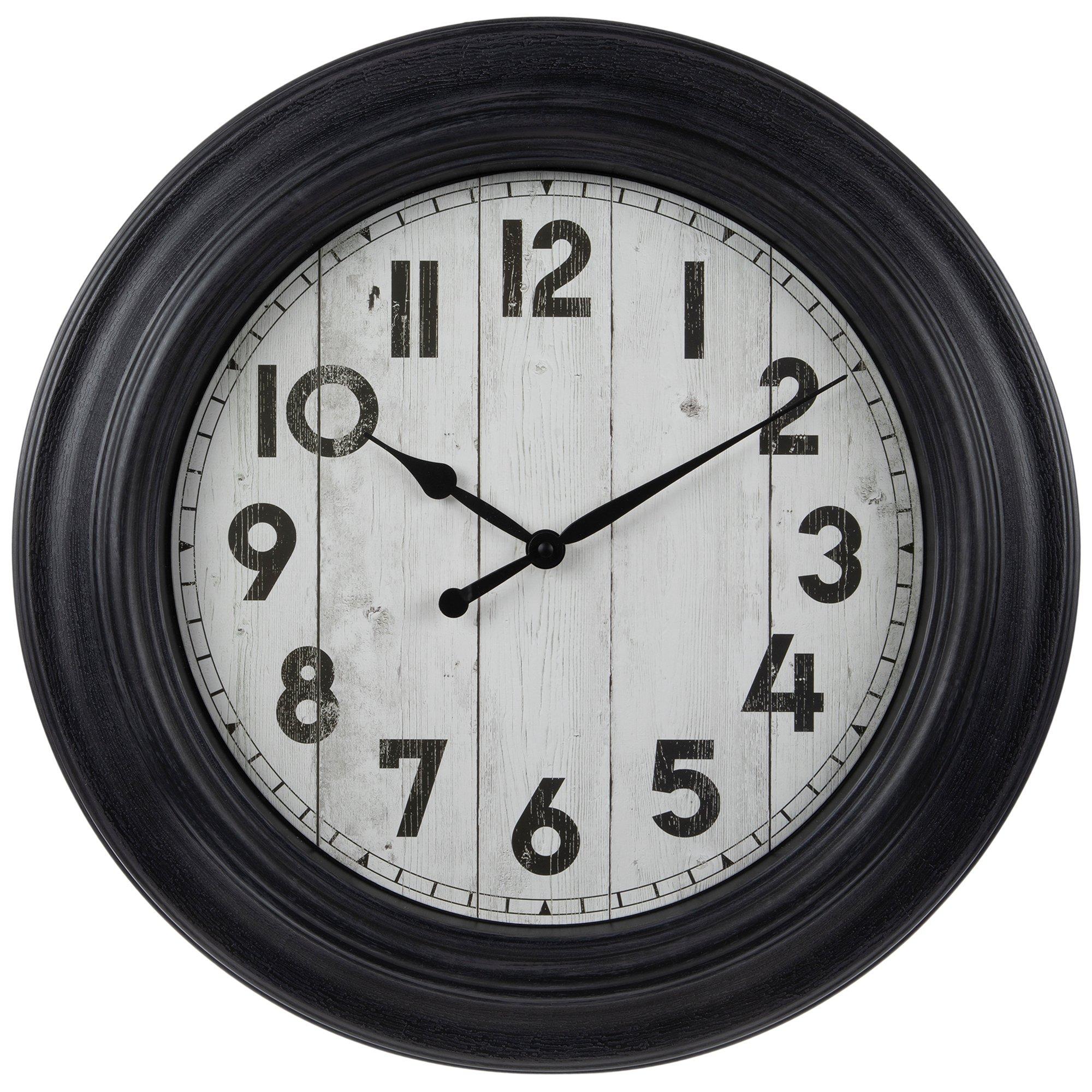 Brushed Black Wall Clock Hobby Lobby 2286847