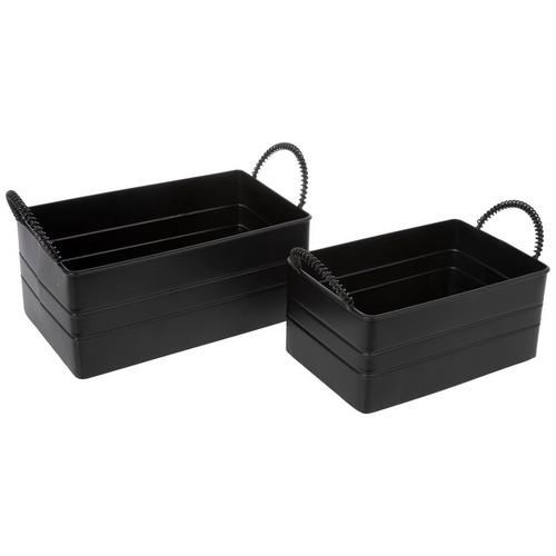 Black Rectangular Container Set