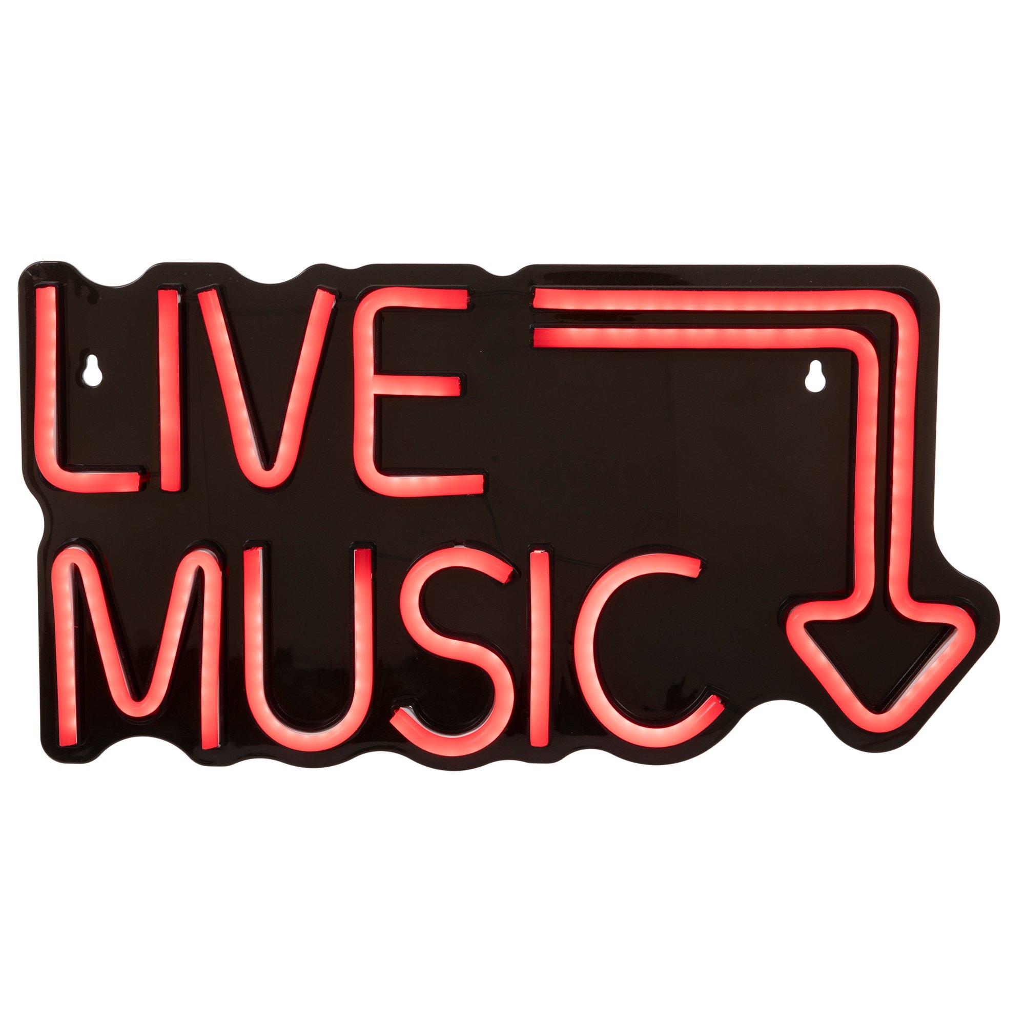 Live Music LED Neon Sign Hobby Lobby 2286961