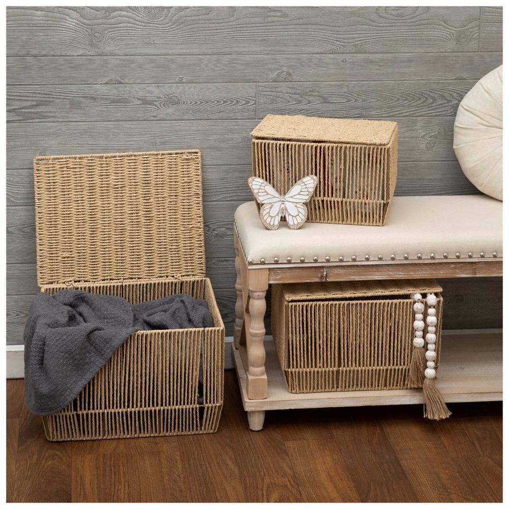 Natural Woven Paper Rope Basket Set | Hobby Lobby | 2287225