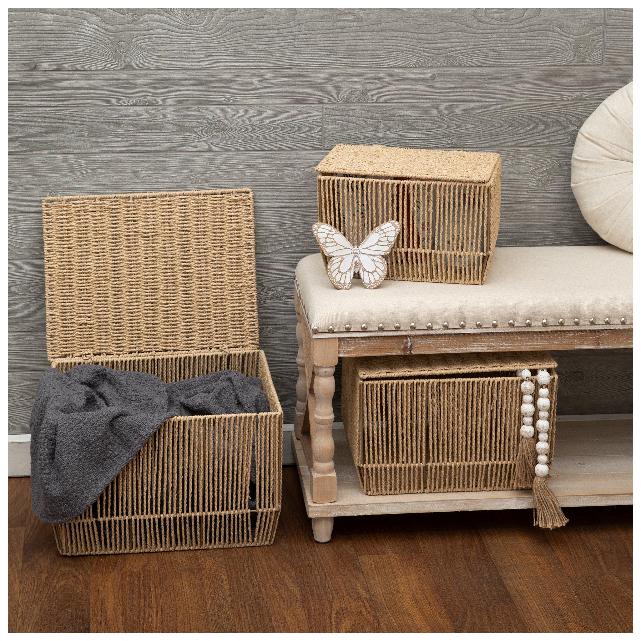 Natural Woven Paper Rope Basket Set | Hobby Lobby | 2287225