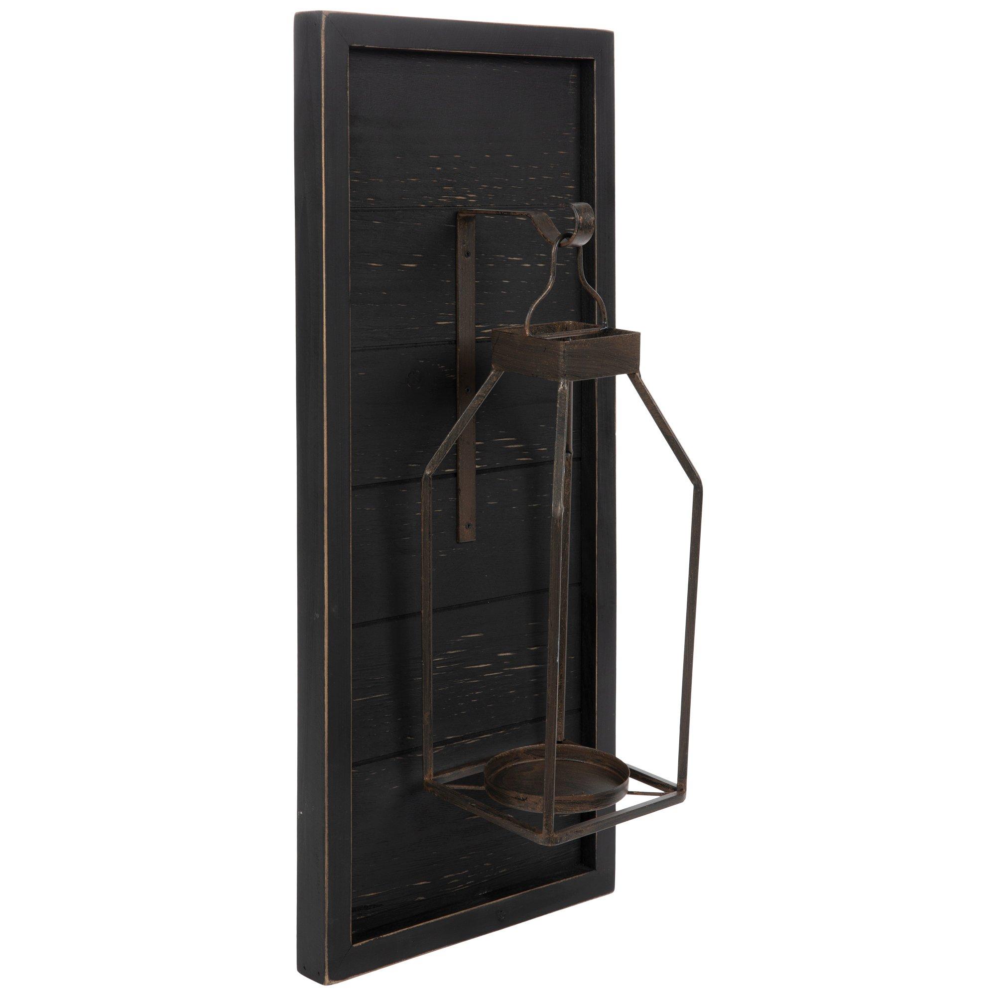 Black Shiplap Wood Wall Sconce Hobby Lobby 2287340