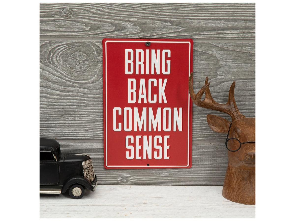 Bring Back Common Sense Metal Sign | Hobby Lobby | 2287803