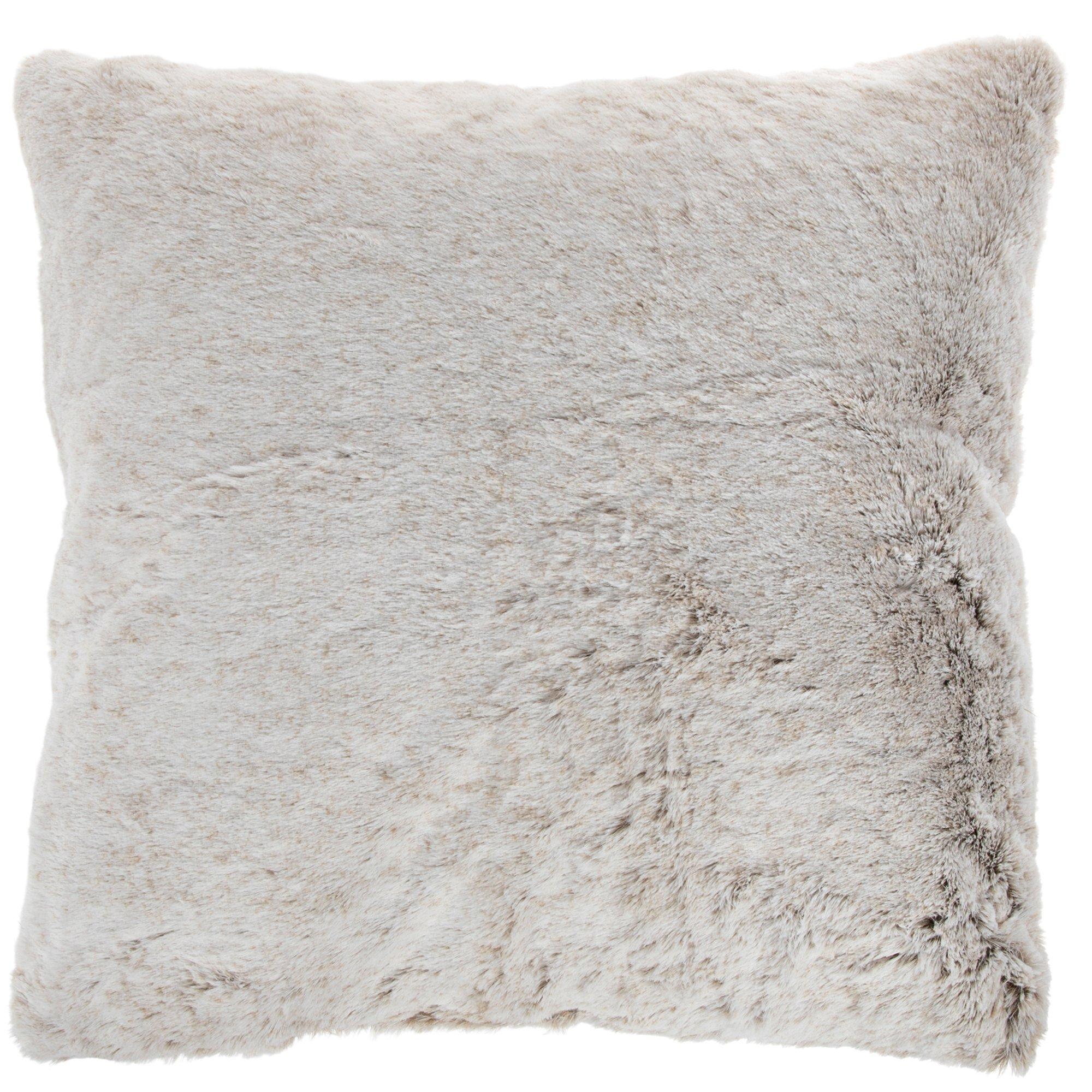 Light Gray Faux Fur Pillow Hobby Lobby 2287936
