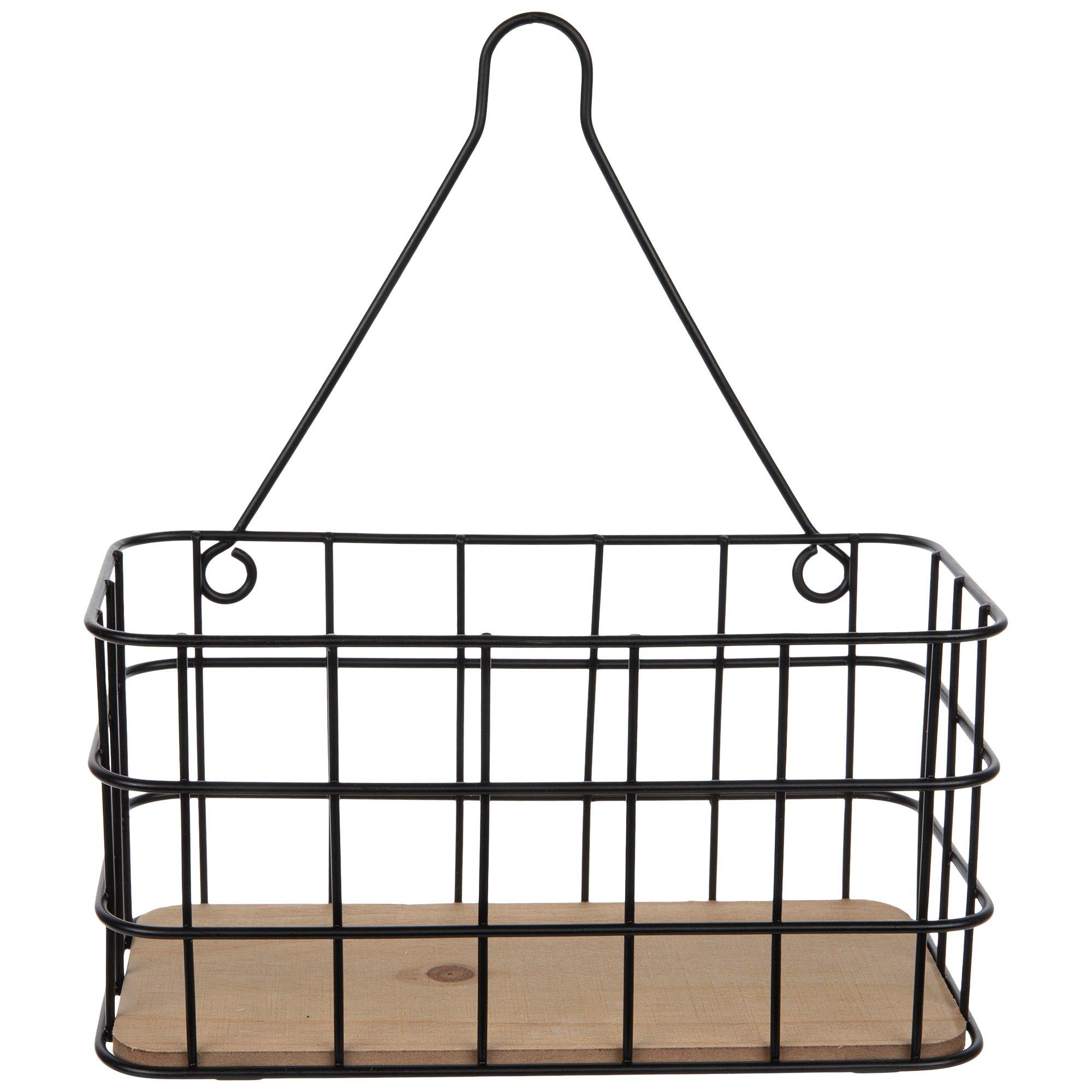 Black Metal Wall Basket Hobby Lobby 2288686