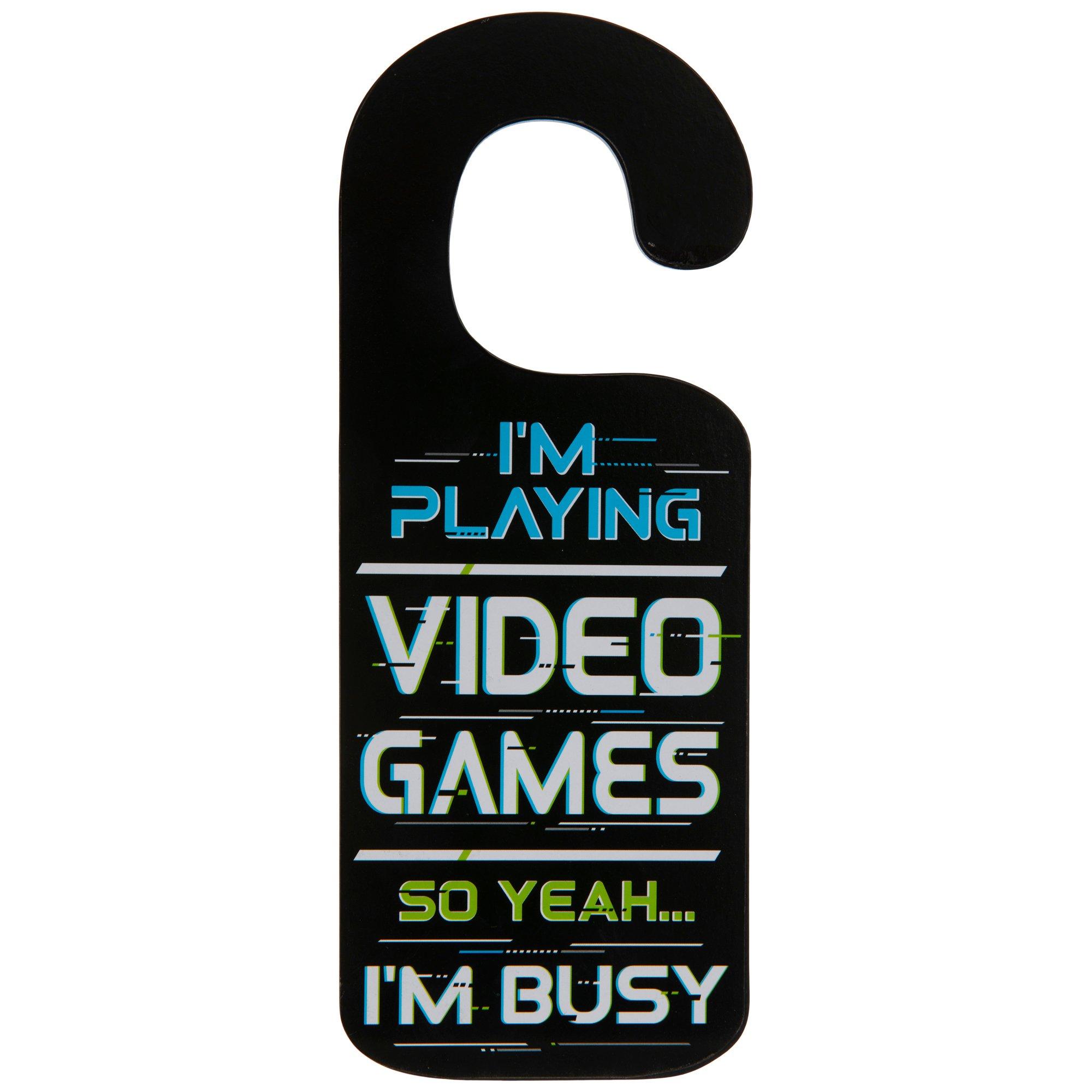 I'm Busy Gaming Door Hanger Hobby Lobby 2288991
