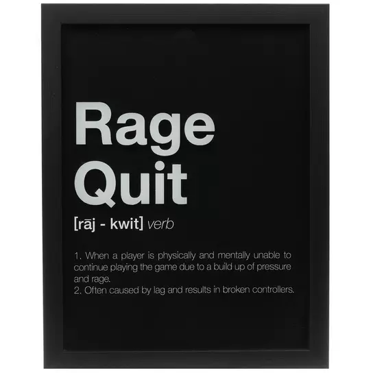Rage, Rage Quit