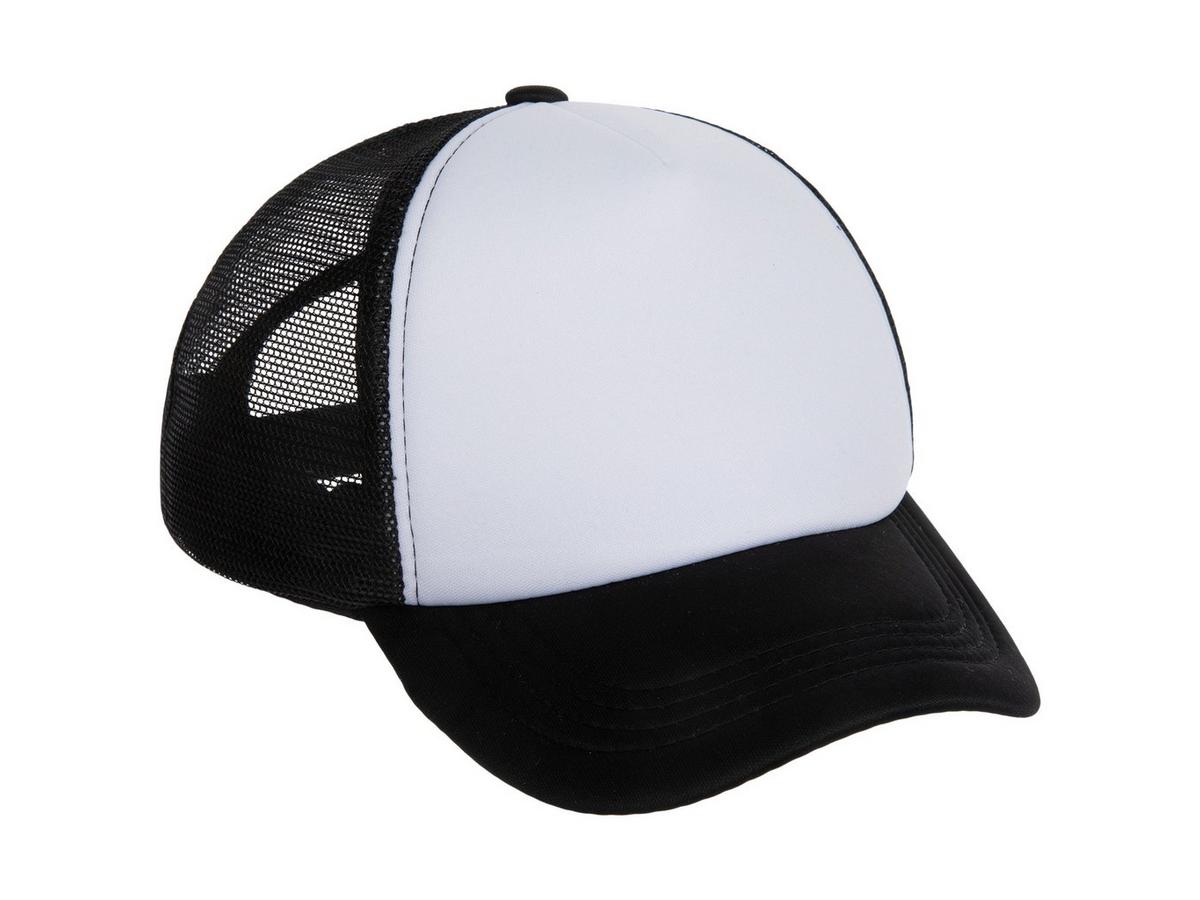 Youth Black & White Mesh Trucker Hat | Hobby Lobby | 2289650