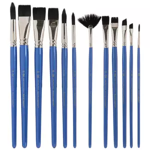 All Purpose Paint Brushes - 12 Piece Set, Hobby Lobby, 1780899