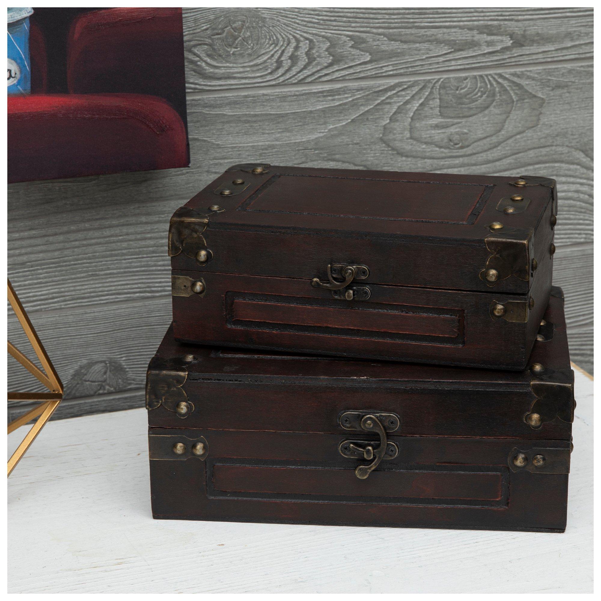 Distressed Wood Trunk Box Set Hobby Lobby 2292852