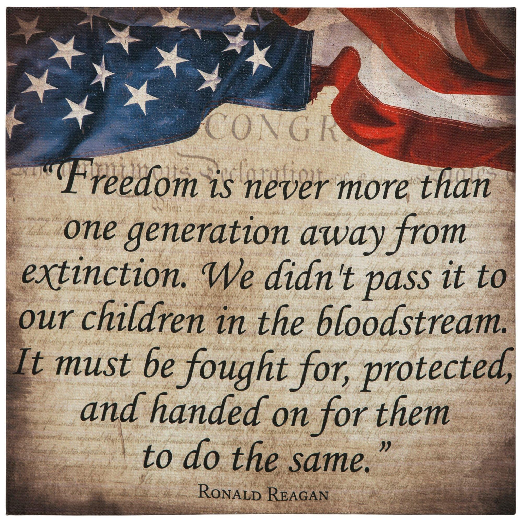 Ronald Reagan Quote Canvas Wall Decor Hobby Lobby 2292928