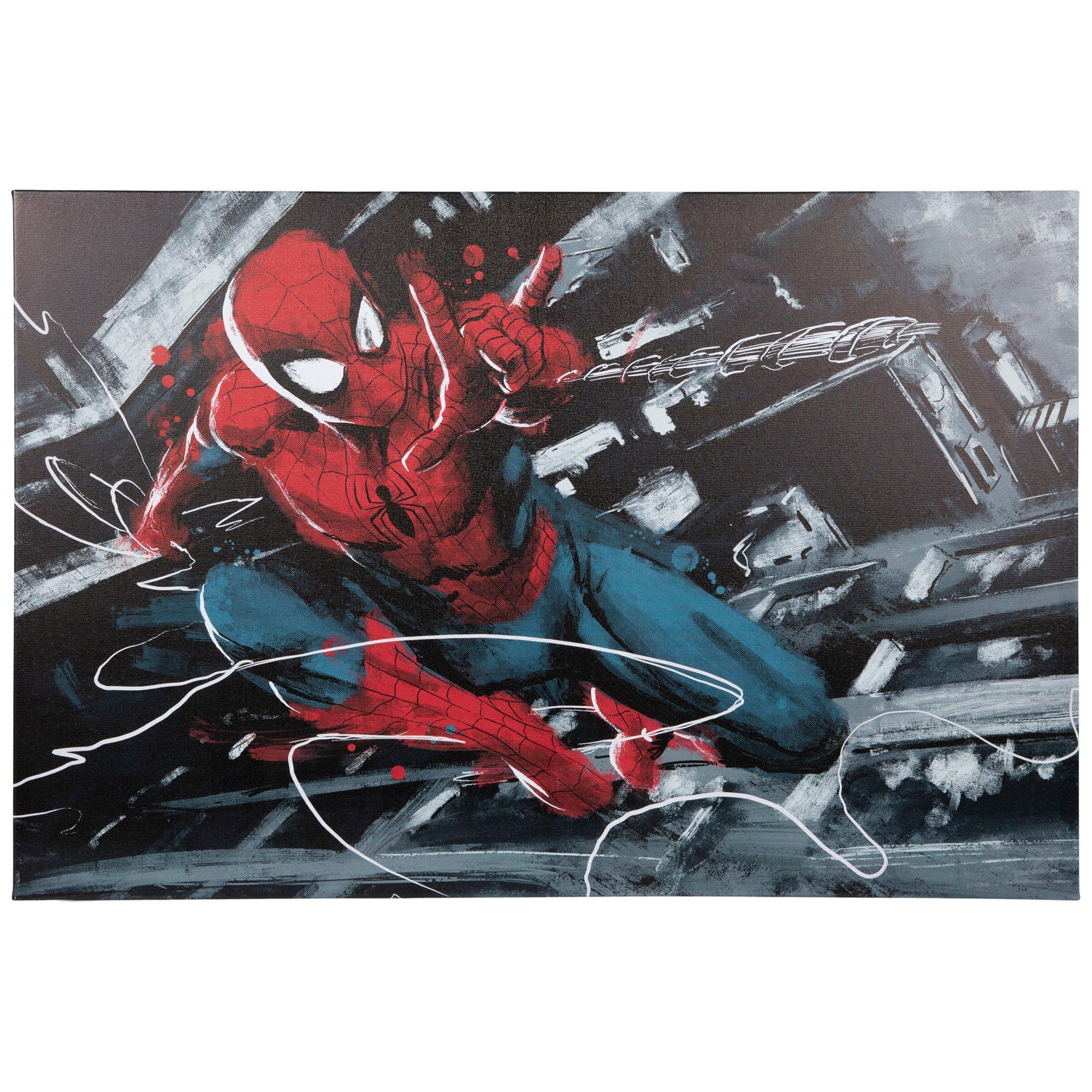 SpiderMan Canvas Wall Decor Hobby Lobby 2294122