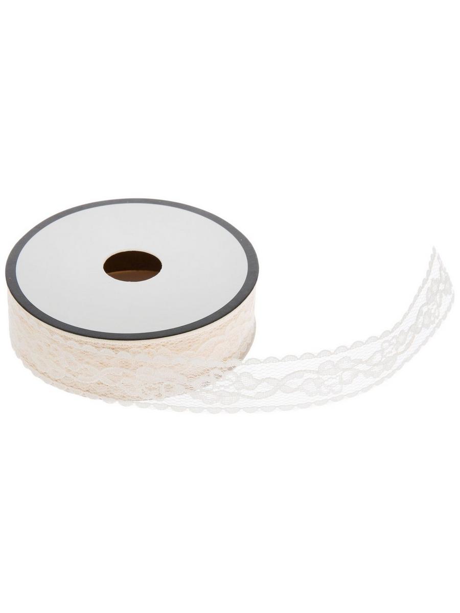 Ivory Flat Lace Trim - 7/8