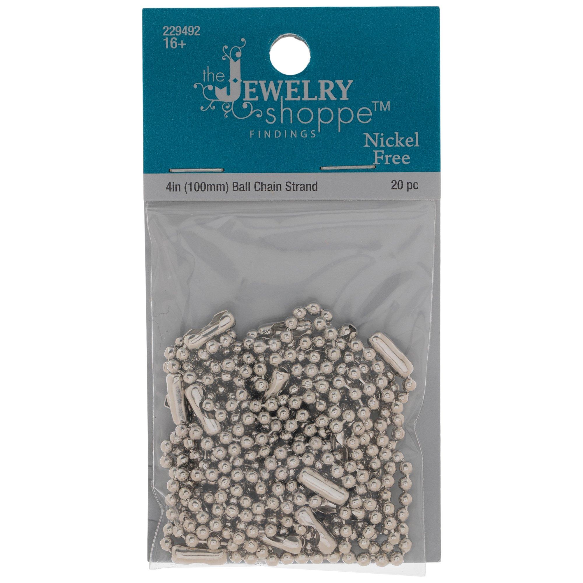 Source 2m/strip/bag 1.5 2.4 3.5 mm Metal Ball Bead Chain Findings