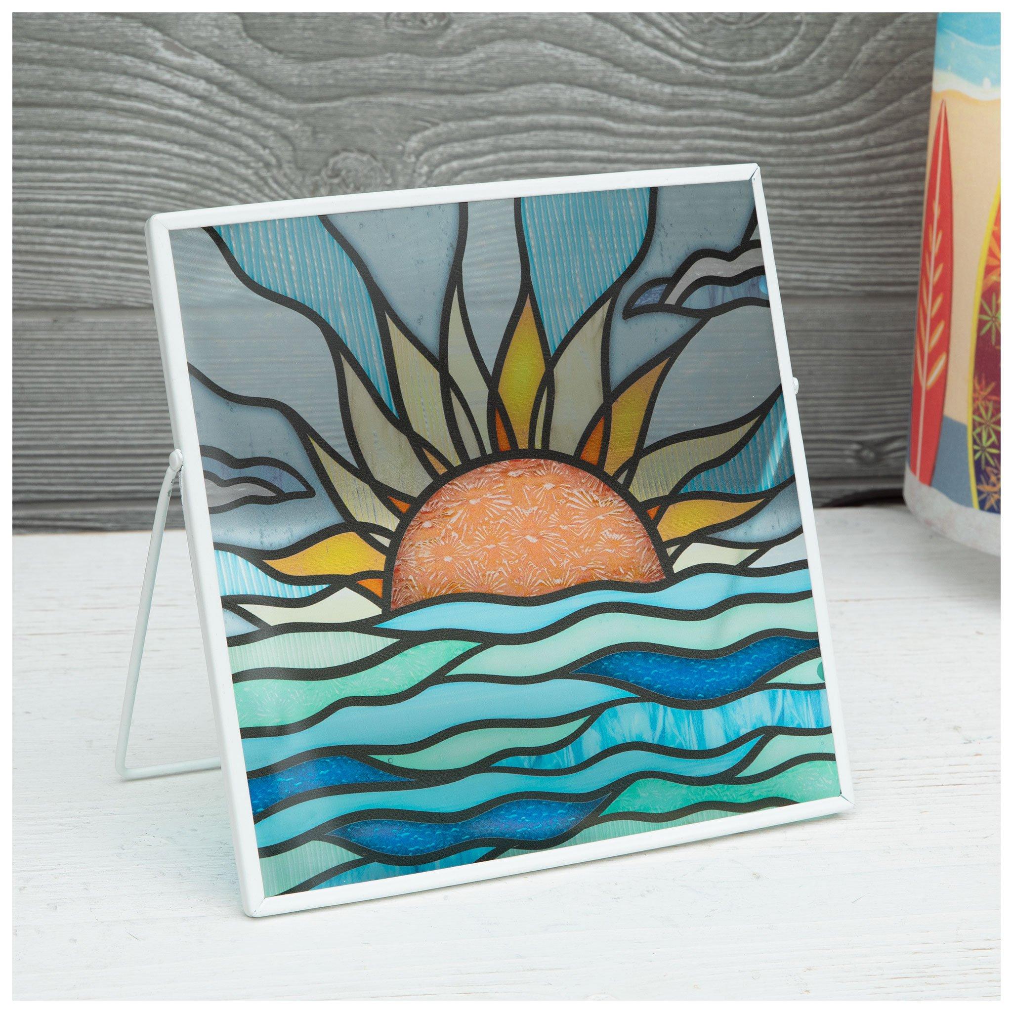 Mosaic Beach Sunset Framed Decor Hobby Lobby 2295376