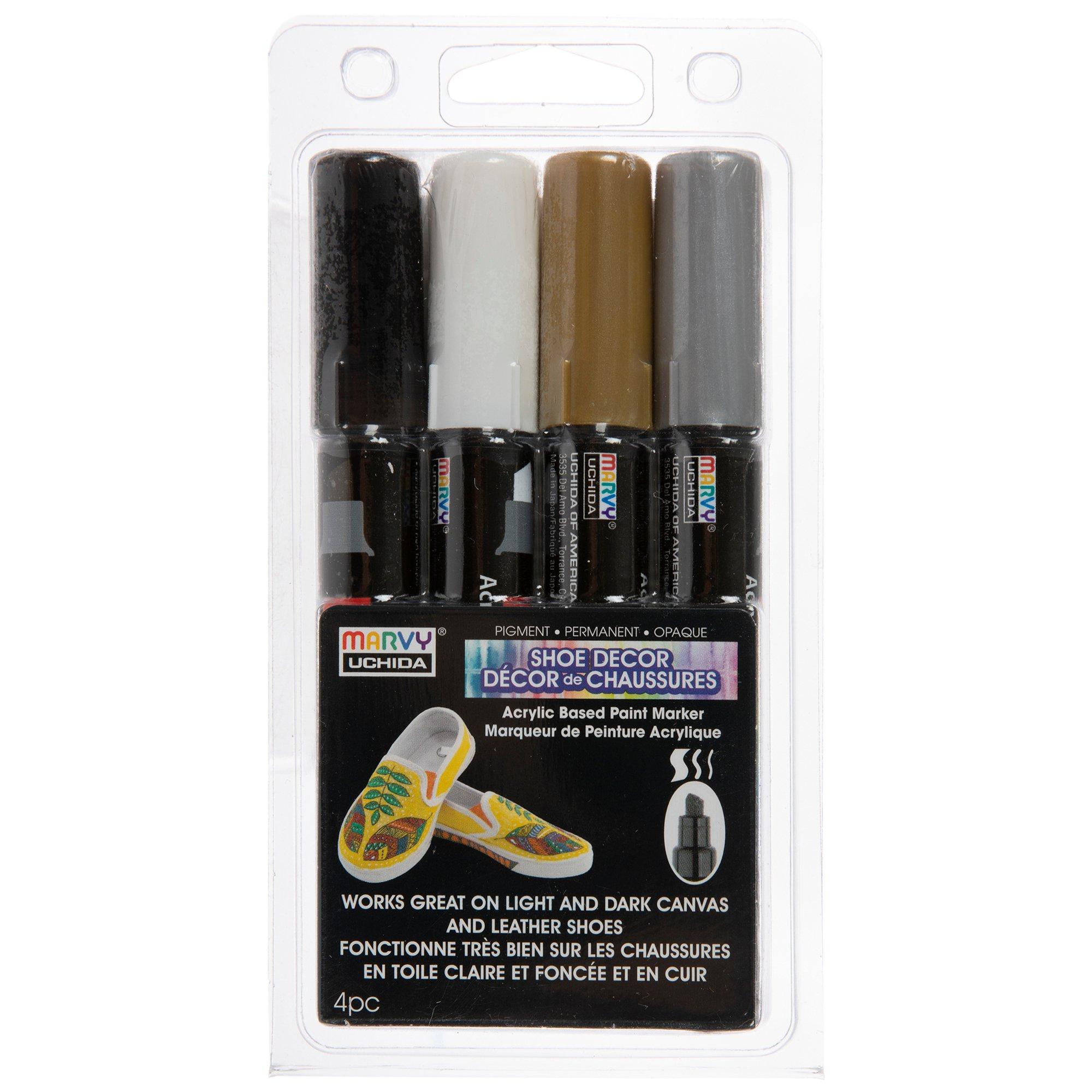 Dr. Paint Reversible Tip Paint Markers - 4 Piece Set, Hobby Lobby