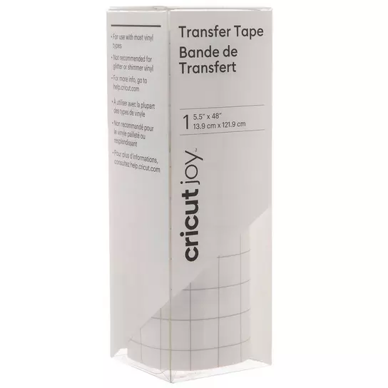 Cricut Joy Transfer Tape - 5.5 x 48 - Transfer Tape for Vinyl and Ad