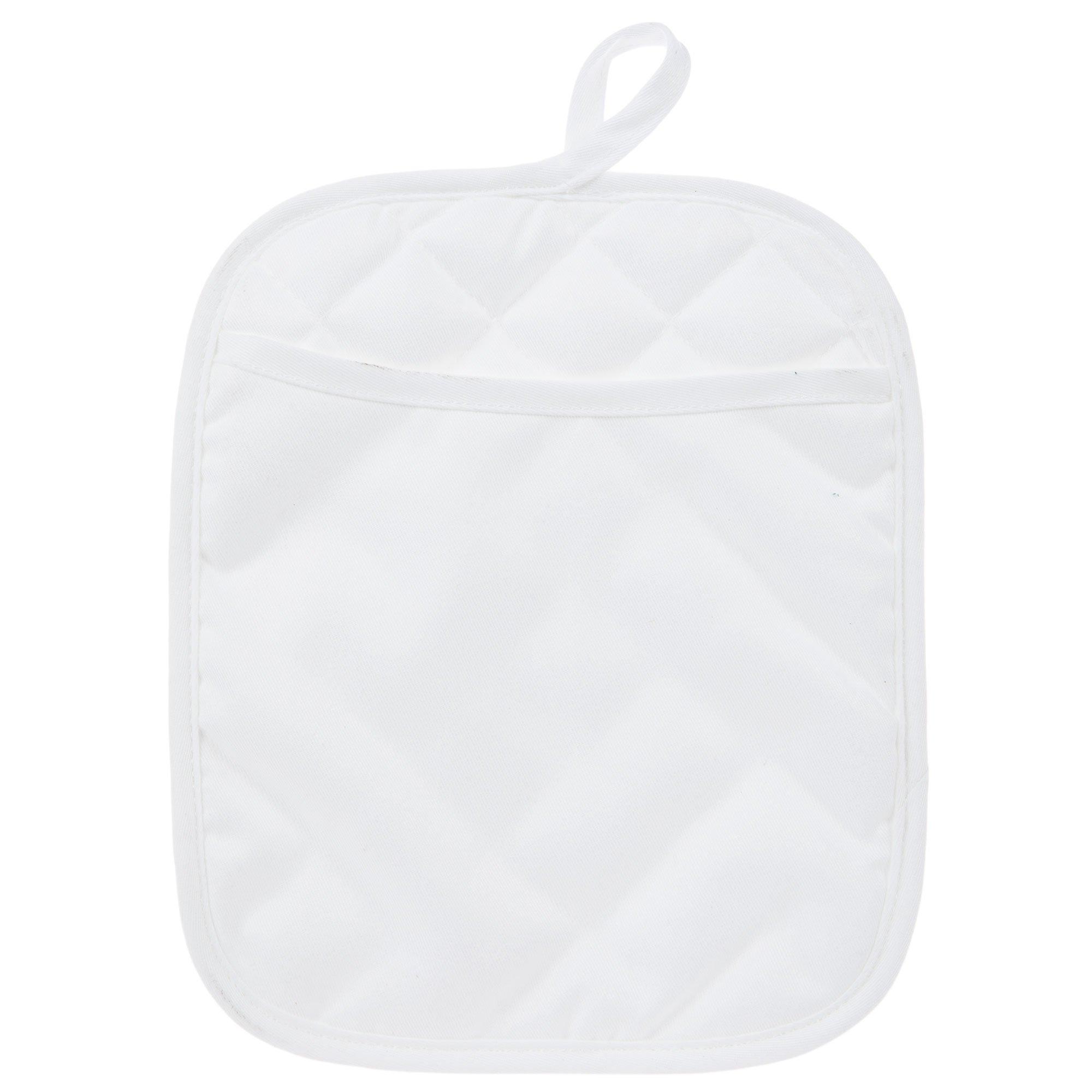 Sublimation Blanks 9x7 White Pot Holders with Sublimation Pocket