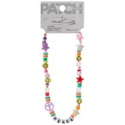 Peace, Smiley Face & Star Shoe Chain
