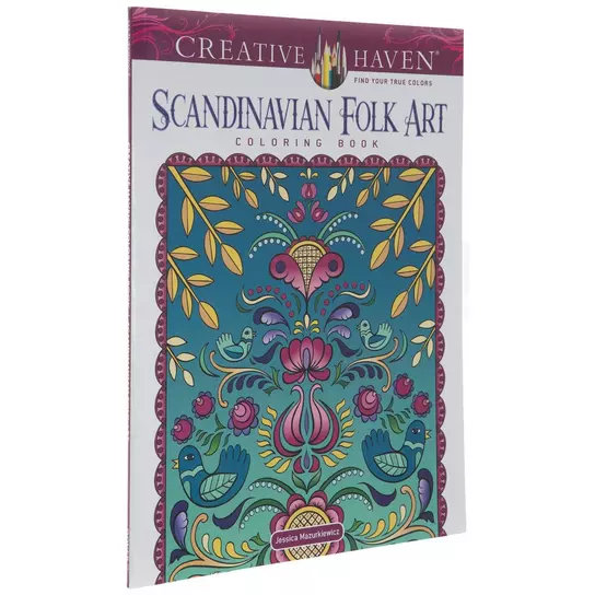 The Scandinavian Folk Art Digital Cut Out and Collage Book