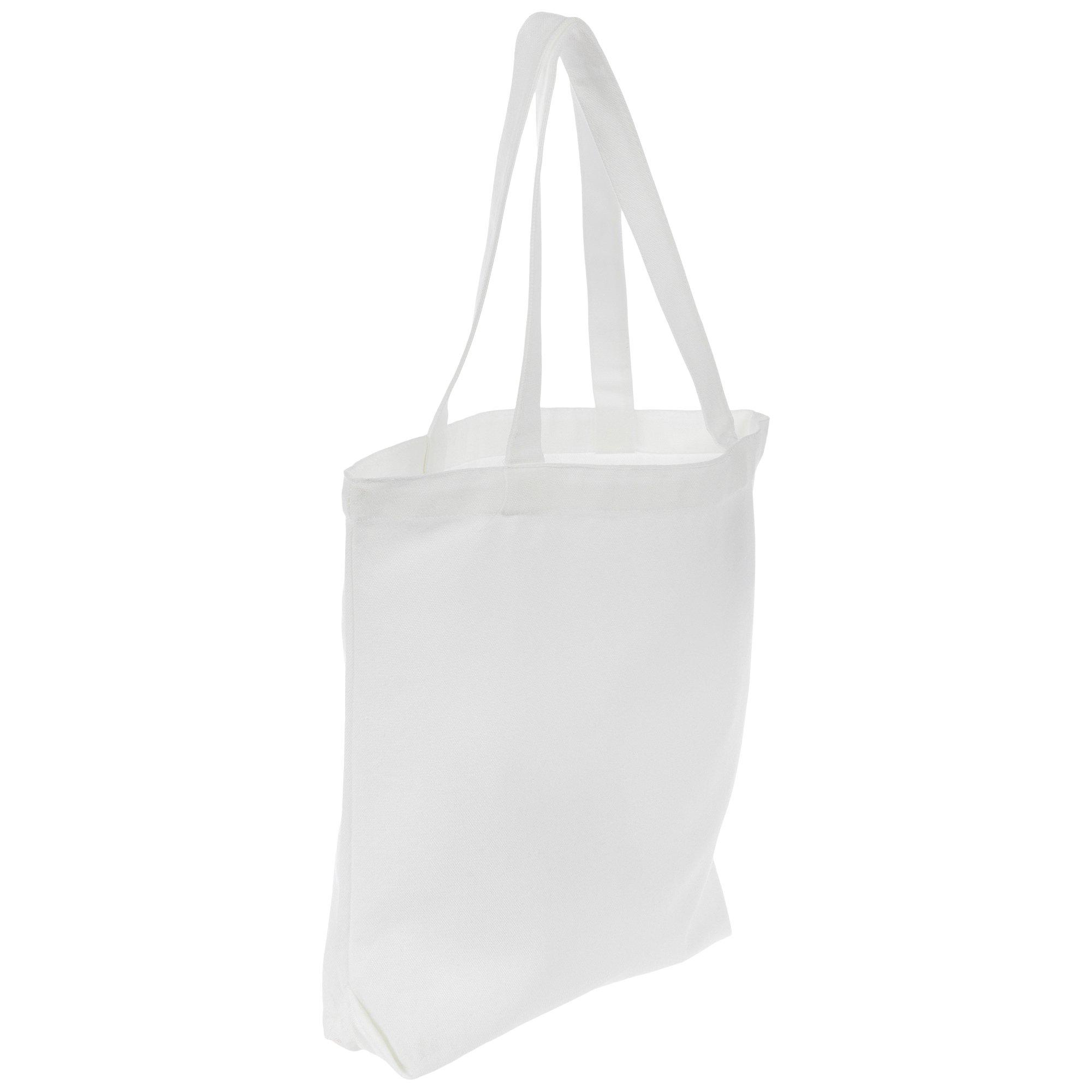 White w Black Handle Tote Bag – Blank Sublimation Mugs