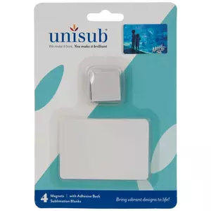 Unisub Sublimation Rectangle Keychain Blank - 1.6 x 2.25 - 5995 - 10
