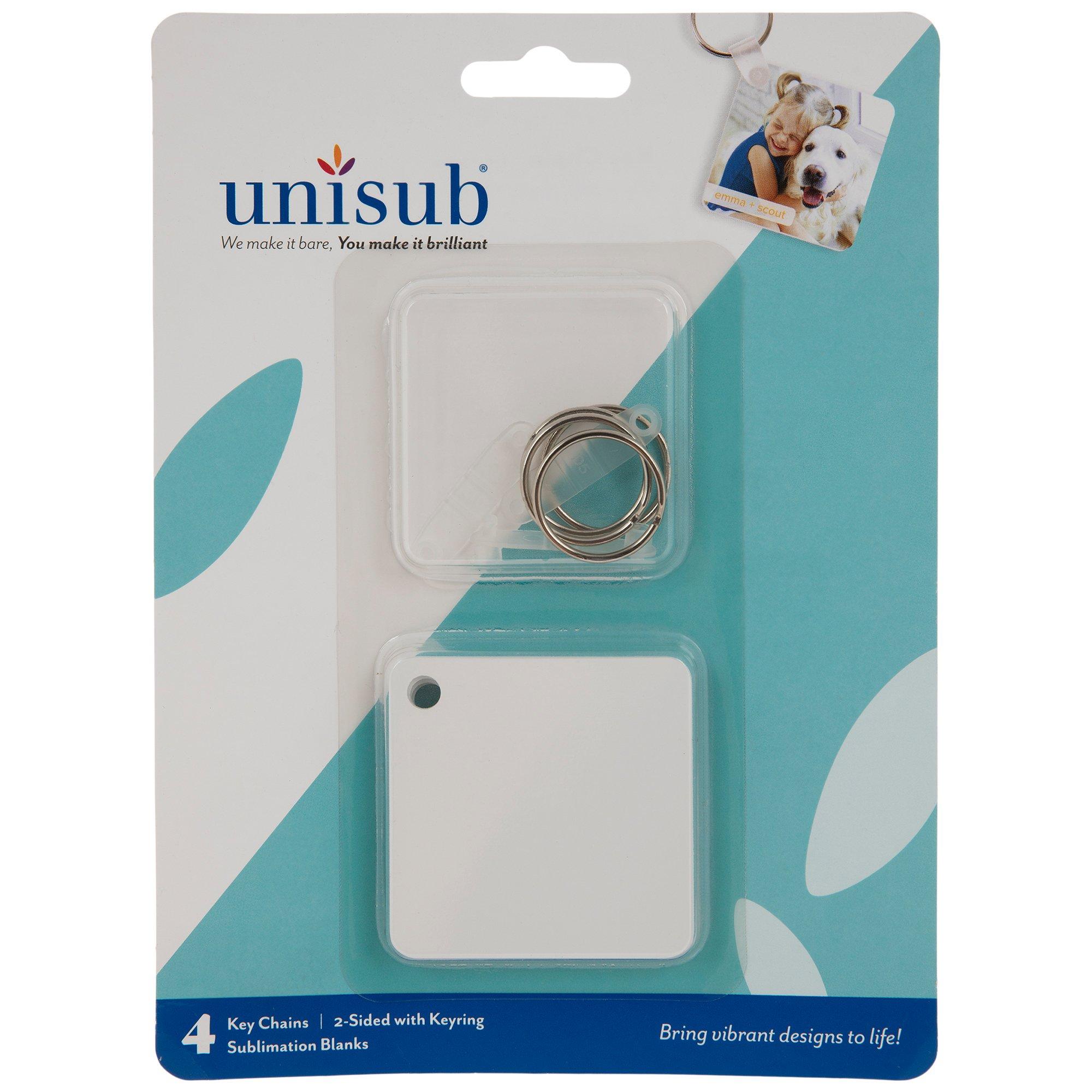 Creative PU Sequin Keychain Sublimation Blank Keyrings Square Pendant Key  Chains For Customize Logo