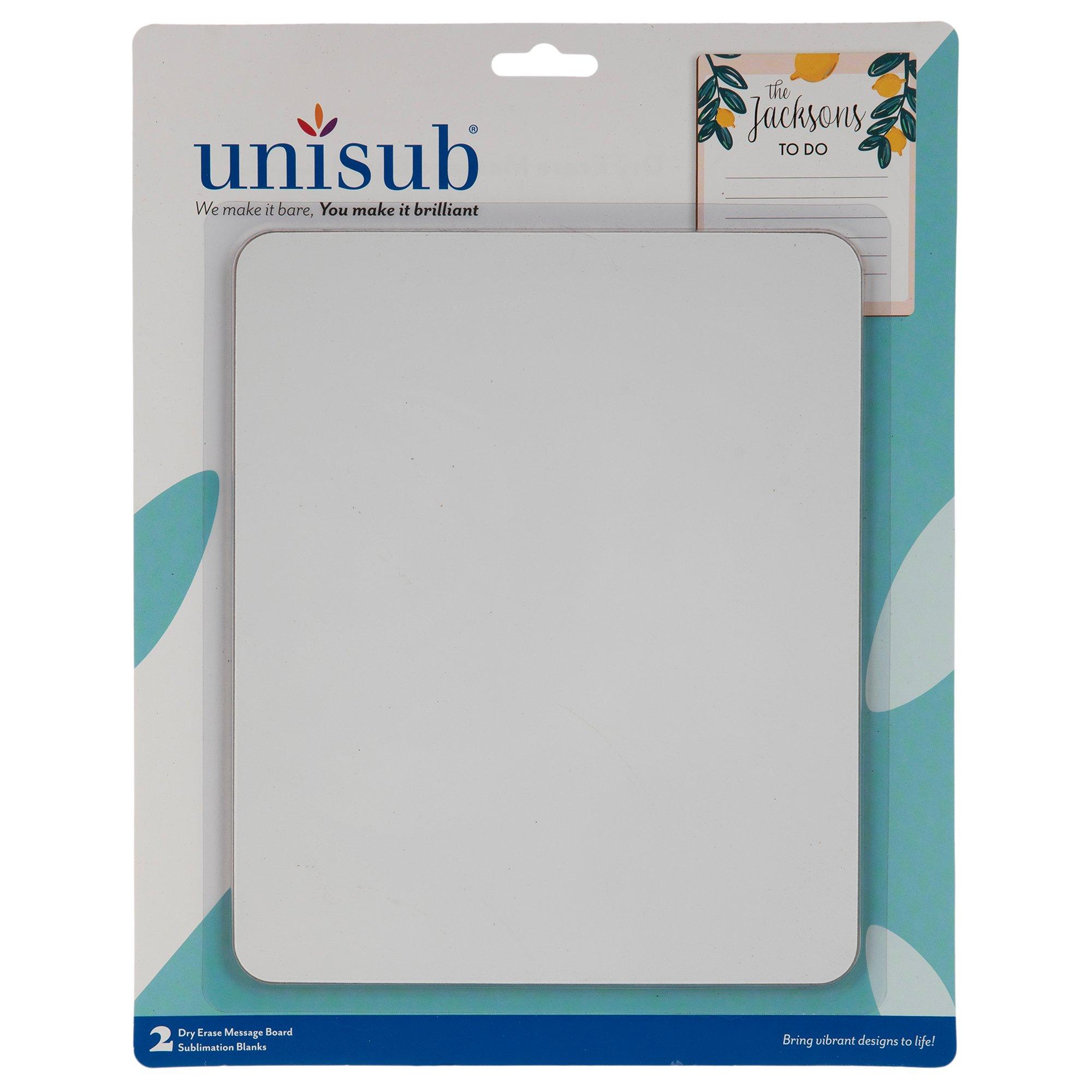 Unisub Sublimation License Plate Blanks
